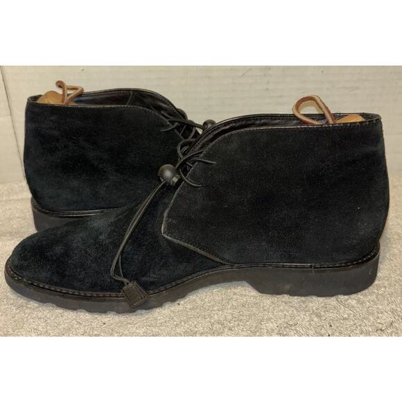 Bruno Magli Black Suede Almond Toe Chukka Boots Men’s 9.5 M main image 9